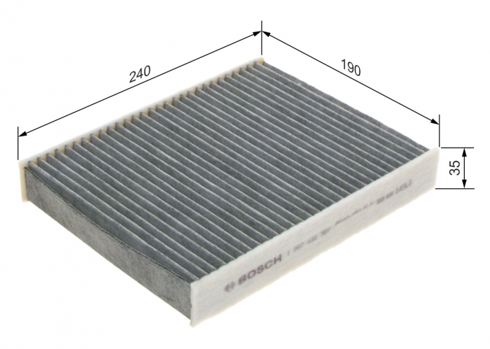 Filtru habitaclu BOSCH cu carbon activ 1987432387 [5]