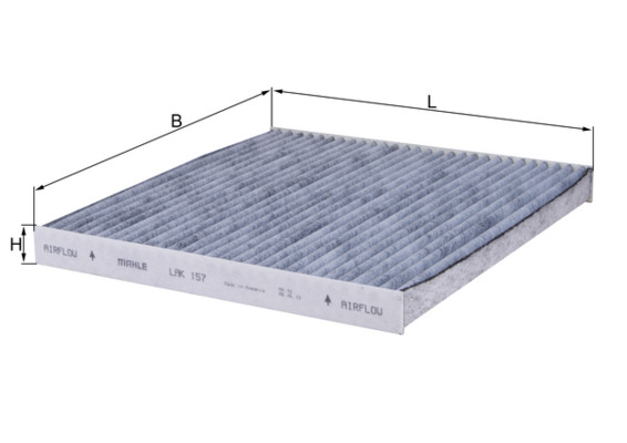 Filtru habitaclu KNECHT cu carbon activ LAK157 [1]