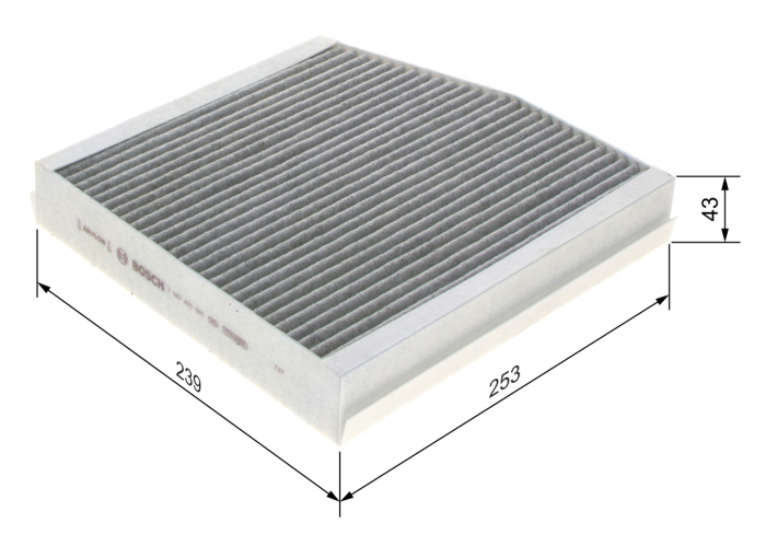 Filtru habitaclu BOSCH cu carbon activ 1987435505 [4]