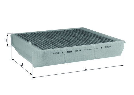 Filtru habitaclu KNECHT cu carbon activ LAK54 [2]