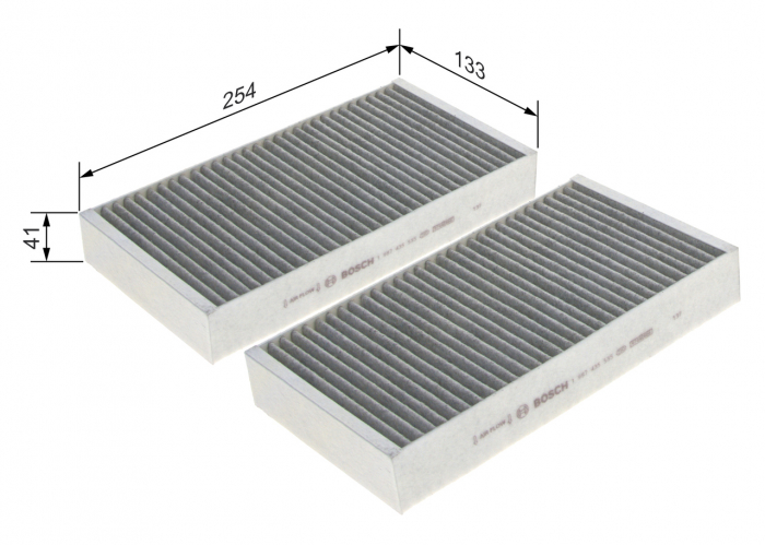 Filtru habitaclu BOSCH cu carbon activ 1987435585 [5]