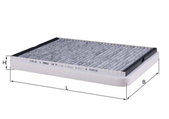 Filtru habitaclu KNECHT cu carbon activ LAK75 [1]