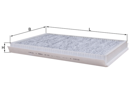 Filtru habitaclu KNECHT cu carbon activ LAK307 [2]
