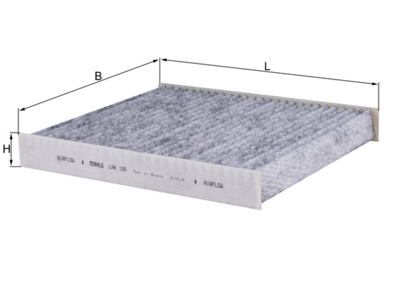 Filtru habitaclu KNECHT cu carbon activ LAK120 [1]