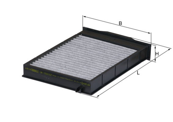 Filtru habitaclu KNECHT cu carbon activ LAK175 [2]