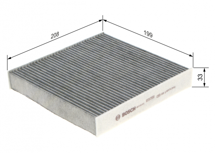 Filtru habitaclu BOSCH cu carbon activ 1987435031 [1]