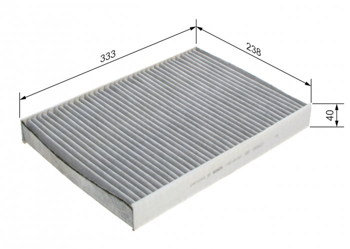 Filtru habitaclu BOSCH cu carbon activ 1987435559 [5]