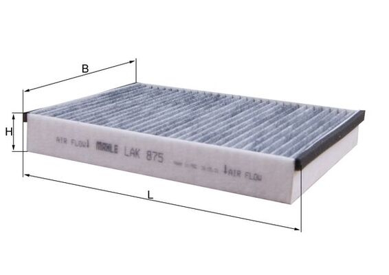 Filtru habitaclu KNECHT cu carbon activ LAK875 [1]
