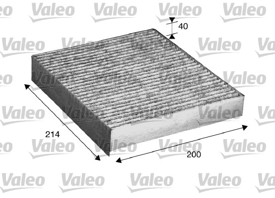 Filtru habitaclu cu carbon activ VALEO 715533 [4]