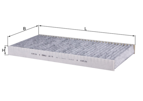 Filtru habitaclu KNECHT cu carbon activ LAK78 [2]