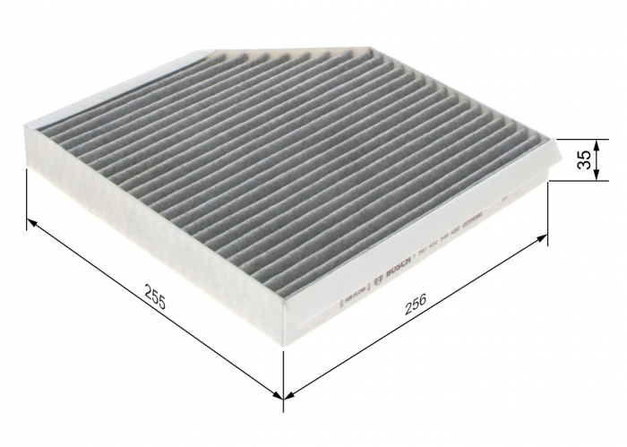 Filtru Habitaclu BOSCH cu carbon activ 1987432548 [2]