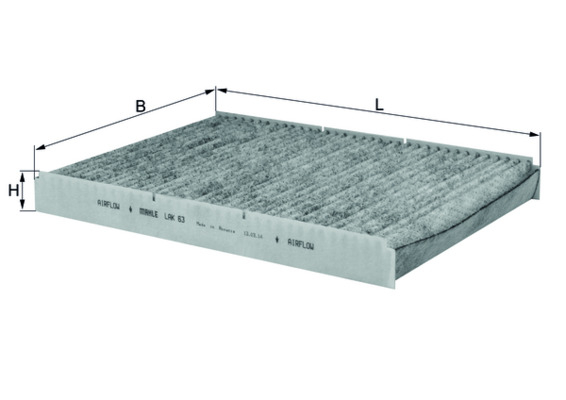 Filtru habitaclu KNECHT cu carbon activ LAK63 [2]