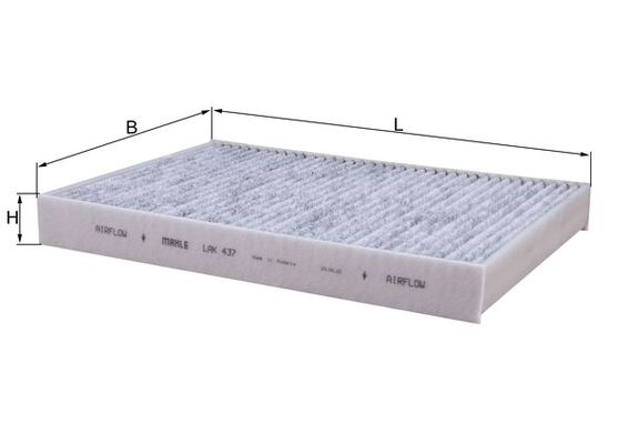 Filtru habitaclu KNECHT cu carbon activ LAK437 [1]