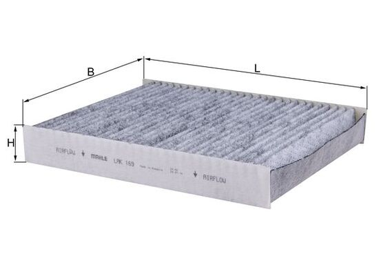Filtru habitaclu KNECHT cu carbon activ LAK169 [2]