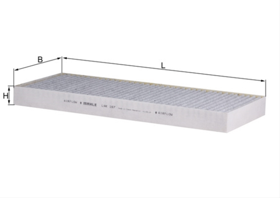 Filtru habitaclu cu carbon activ MAHLE LAK167 [1]
