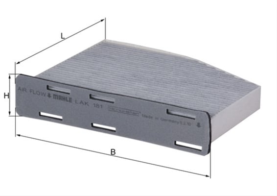 Filtru habitaclu cu carbon activ MAHLE LAK181 [1]