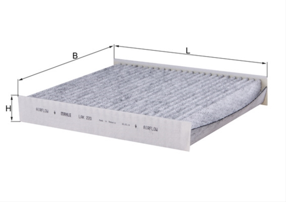 Filtru habitaclu cu carbon activ MAHLE LAK220 [1]