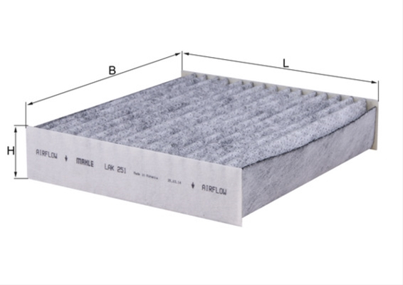 Filtru habitaclu cu carbon activ MAHLE LAK251 [1]
