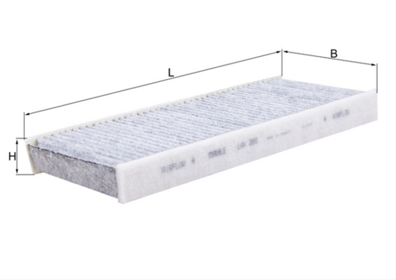 Filtru habitaclu cu carbon activ MAHLE LAK289 [2]
