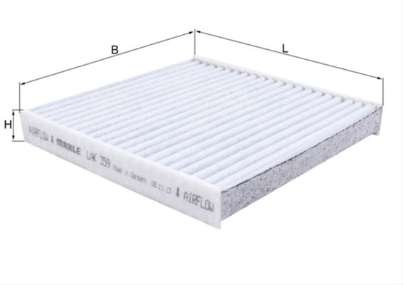 Filtru habitaclu cu carbon activ MAHLE LAK359 [1]