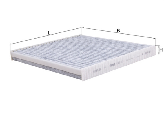 Filtru habitaclu cu carbon activ MAHLE LAK411 [2]