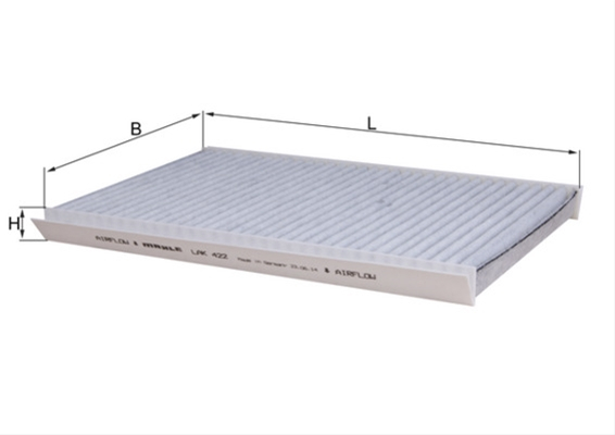 Filtru habitaclu cu carbon activ MAHLE LAK422 [2]
