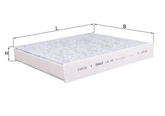 Filtru habitaclu cu carbon activ MAHLE LAK472 [1]