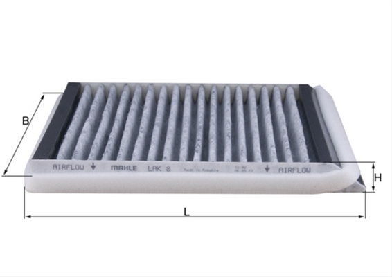 Filtru habitaclu cu carbon activ MAHLE LAK8 [1]