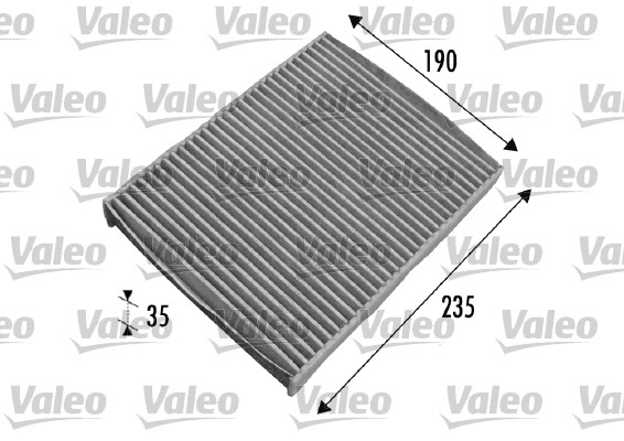 Filtru habitaclu cu carbon activ VALEO 698693 [1]