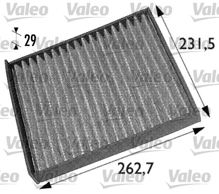 Filtru habitaclu cu carbon activ VALEO 698708 [4]