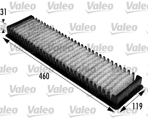 Filtru habitaclu cu carbon activ VALEO 698725 [2]