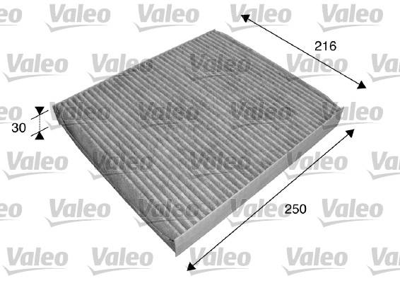 Filtru habitaclu cu carbon activ VALEO 698739 [3]