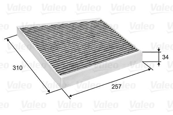 Filtru habitaclu cu carbon activ VALEO 698741 [2]