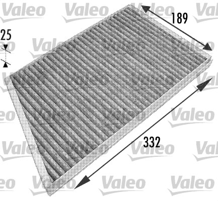 Filtru habitaclu cu carbon activ VALEO 698743 [2]