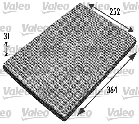 Filtru habitaclu cu carbon activ VALEO 698744 [1]