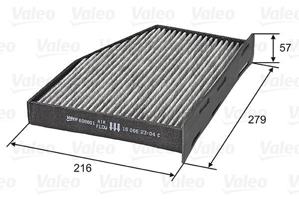Filtru habitaclu cu carbon activ VALEO 698801 [4]