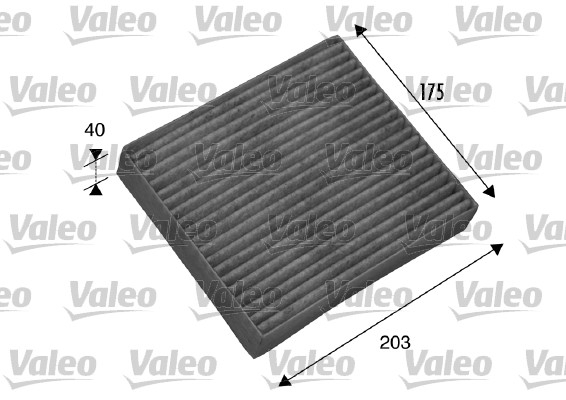 Filtru habitaclu cu carbon activ VALEO 698802 [1]
