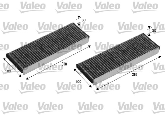 Filtru habitaclu cu carbon activ VALEO 715501 [1]