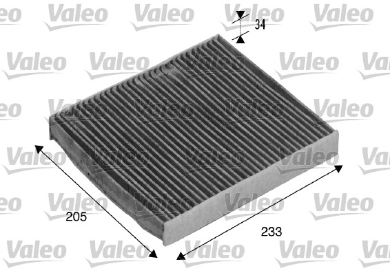 Filtru habitaclu cu carbon activ VALEO 715511 [3]