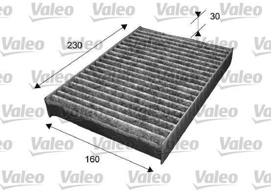 Filtru habitaclu cu carbon activ VALEO 715538 [3]