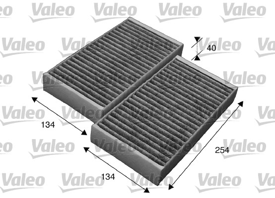 Filtru habitaclu cu carbon activ VALEO 715544 [1]