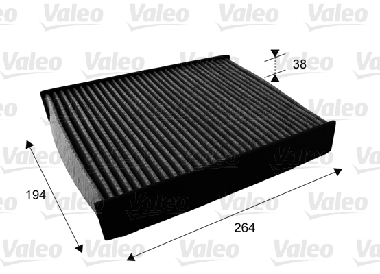 Filtru habitaclu cu carbon activ VALEO 715672 [1]