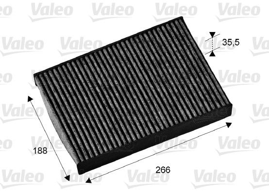 Filtru habitaclu cu carbon activ VALEO 715673 [2]