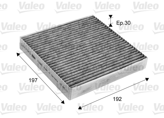 Filtru habitaclu cu carbon activ VALEO 715681 [1]