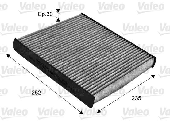 Filtru habitaclu cu carbon activ VALEO 715720 [3]