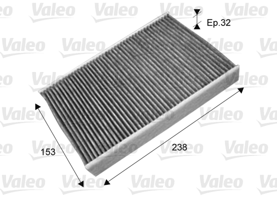 Filtru habitaclu cu carbon activ VALEO 715722 [1]