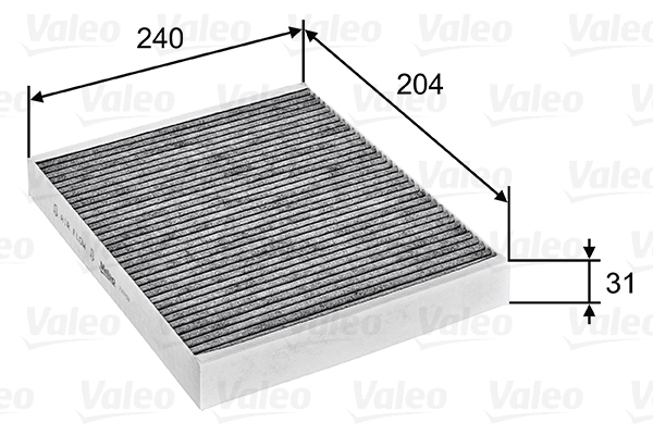 Filtru habitaclu cu carbon activ VALEO 715752 [2]