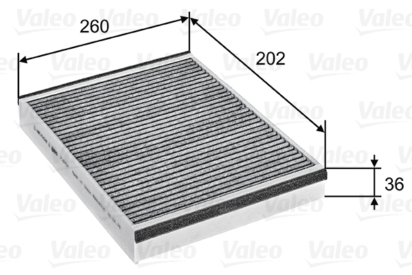 Filtru habitaclu cu carbon activ VALEO 715757 [5]