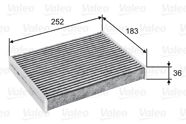 Filtru habitaclu cu carbon activ VALEO 715802 [1]