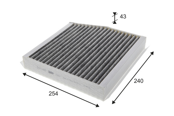 Filtru habitaclu cu carbon activ VALEO 715814 [5]